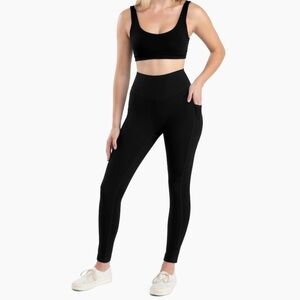 Namarie Black High-Waisted Leggings